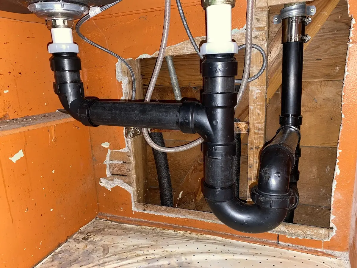 Professional Garbage Disposal Repair equipment and tools on the job in Estacada